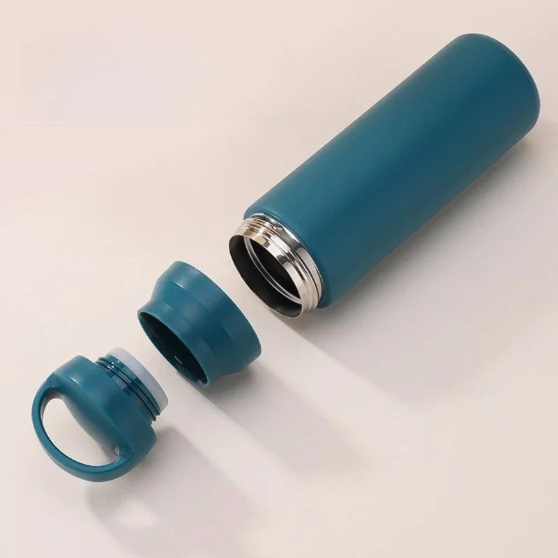 350/500ml Stainless Steel Thermal Water Bottle High-capacity Protable Vacuum Tumbler Durable Thermos Insulated Filter Drinkware