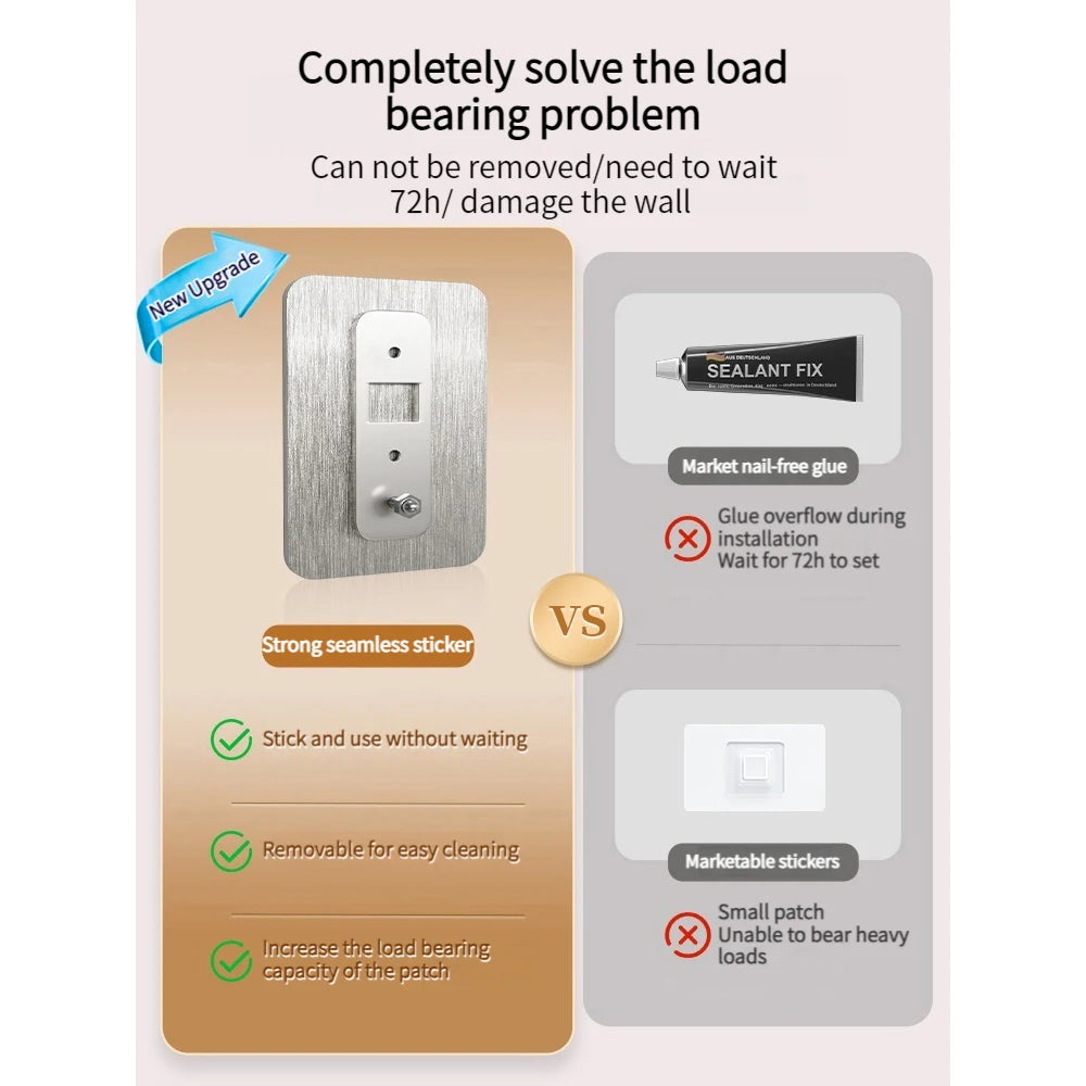 No Need to Drill Walls for Installation Aluminum Bathroom Shelf Shelves Shampoo Rack Storage Holder Kitchen Organizer