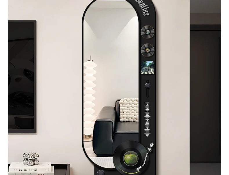 Children's Room Decoration Home Luxury Living Room Decorations Aesthetic Floor Mirror With Lighting Bathroom Decor Bedroom Deco