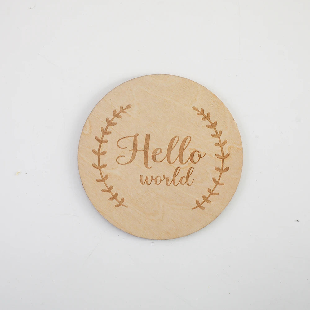 Newborn Bath Set Baby Drool Towel,Socks,Rattle,Brush,Mileage Card Gifts Box Photography Props Accessories Wooden Children's Gift