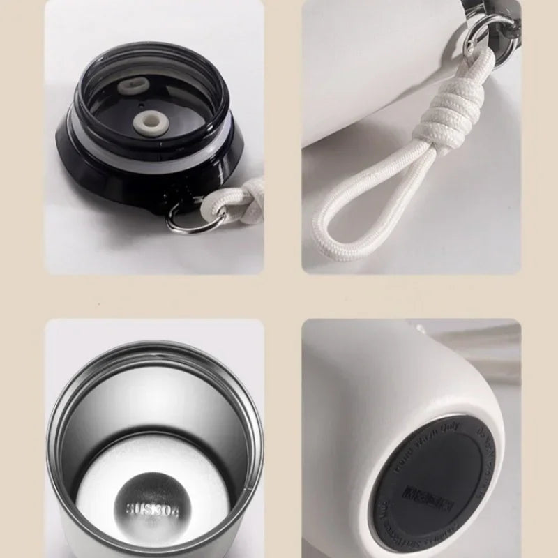 Thermal Mug 304 Stainless Steel Insulated Water Cup Business Office Portable Cold Coffee Cup Gift Cup Leakproof Travle Drinkware