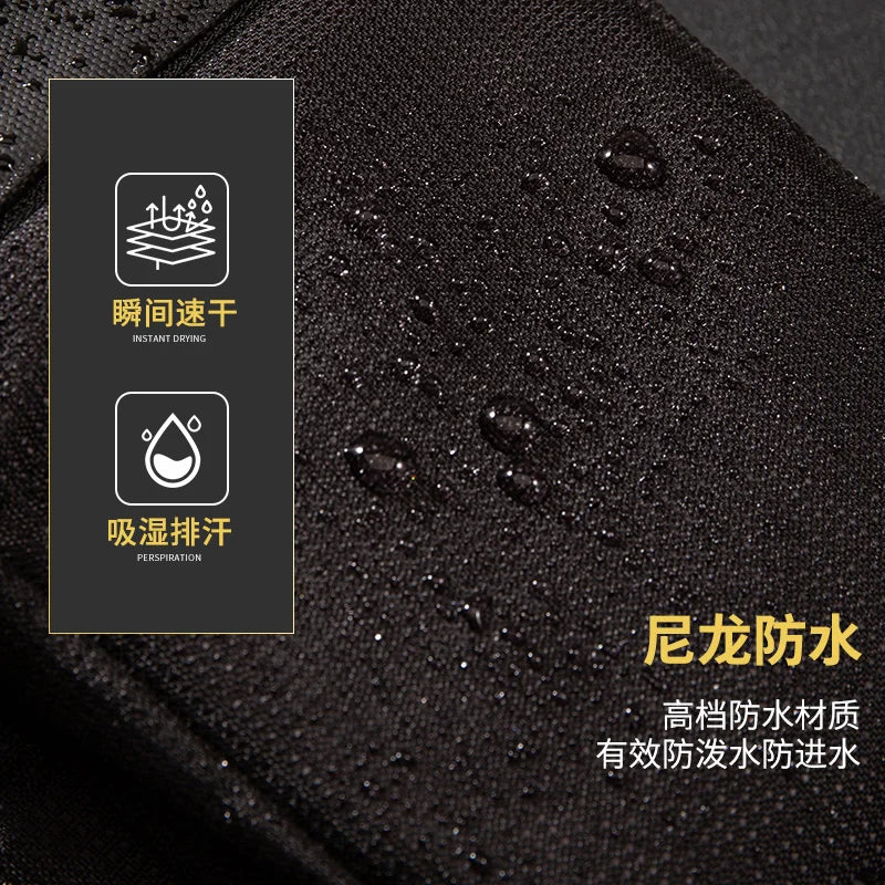 2024 New Sports Chest Bag Men's Ultra-small Mobile Phone Messenger Bag Waist Bag Multi-function Carry-on Bag