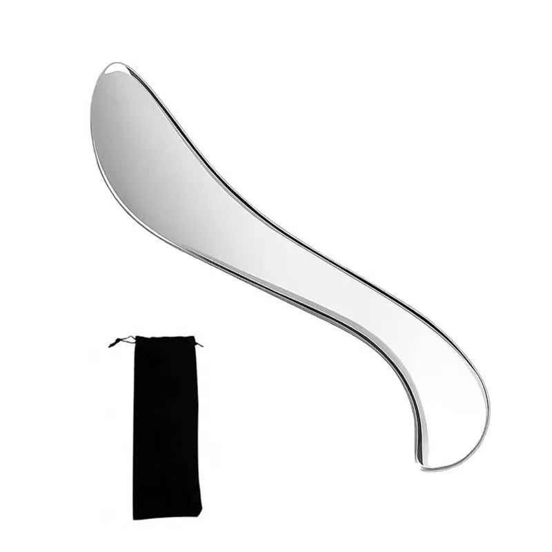 Stainless Steel Gua Sha Muscle Fascia Scraper Tool Skin Scraping Massage Tool For Body Back Arm Leg Massage Care