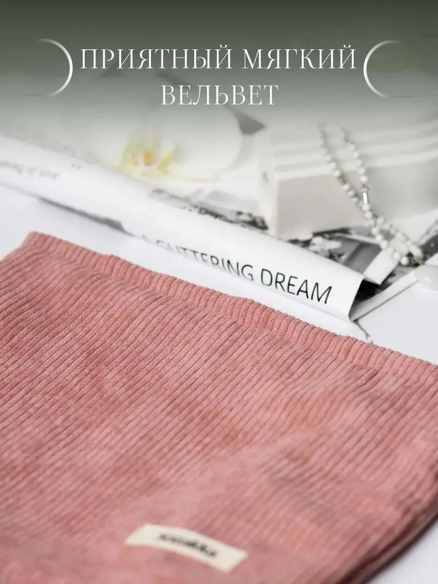 Corduroy Women's Bag Female Large Capacity Cosmetic Bag Fashion Clutches Purse For Women