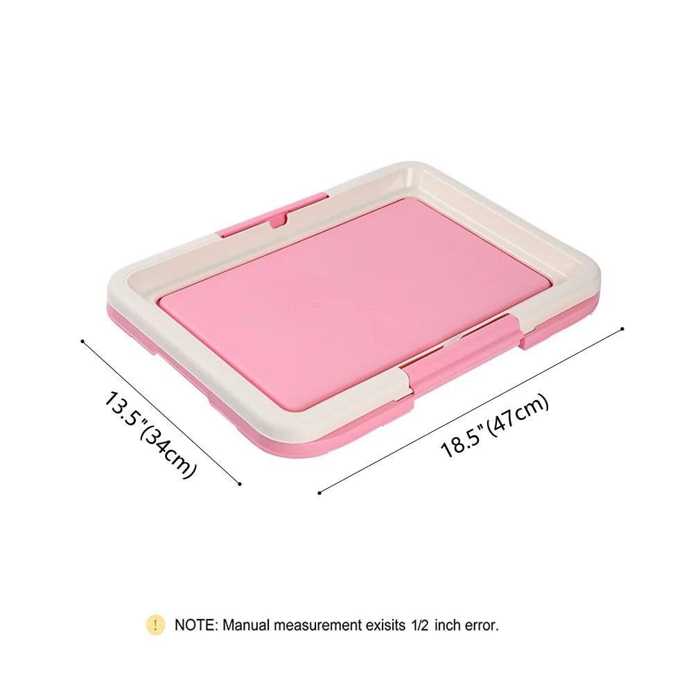 Portable Dog Training Toilet Indoor Dogs Potty Pet Toilet for Small Dogs Cats Cat Litter Box Puppy Pad Holder Tray Pet Supplies