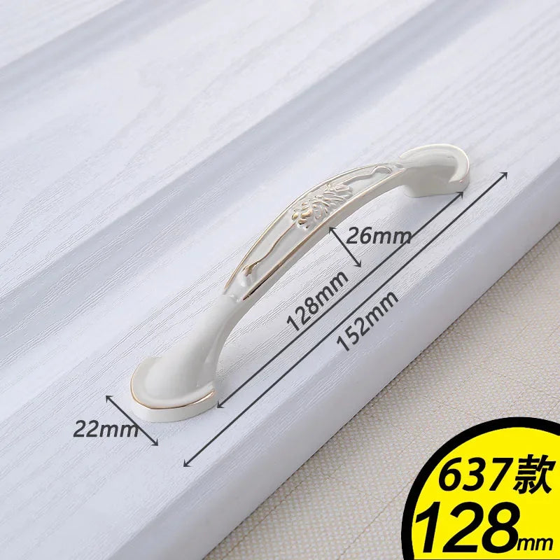 YM White Dressers Handle Kitchen Item Drawer Closet Wardrobe Gold Handle Cabinet Storage Door Cabinet Invisible Door Pulls Konb