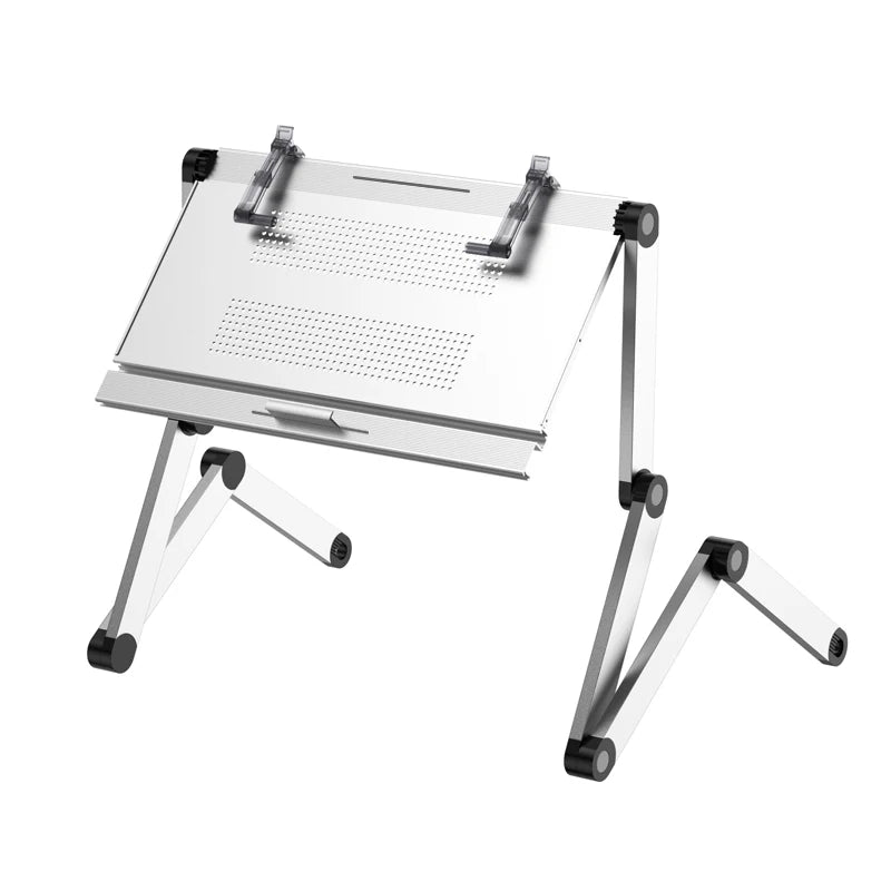 Lying Flat on The Bed, Laptop Desk, Foldable Tablet Stand, Adjustable and Movable, Writing Desk for Lying Down Desk Table
