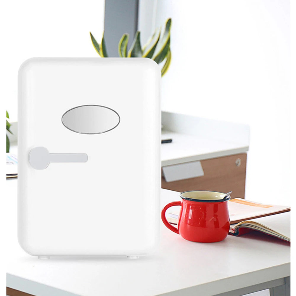 4L Mini Usb Refrigerator Portable Cooler Compact Refrigerator Single Door Small Fridge Skin Cosmetic Fridge For Car Home EU US