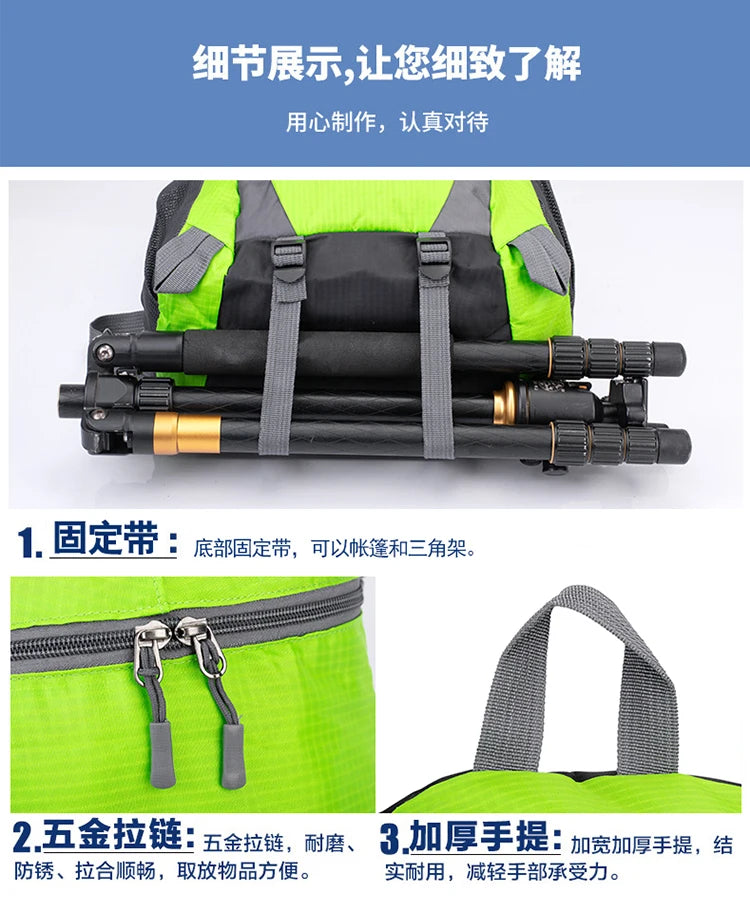 New Camping Backpack 40 Liters Large Capacity Travel Canvas Bag Outdoor Mountaineering Hiking Travel Bag