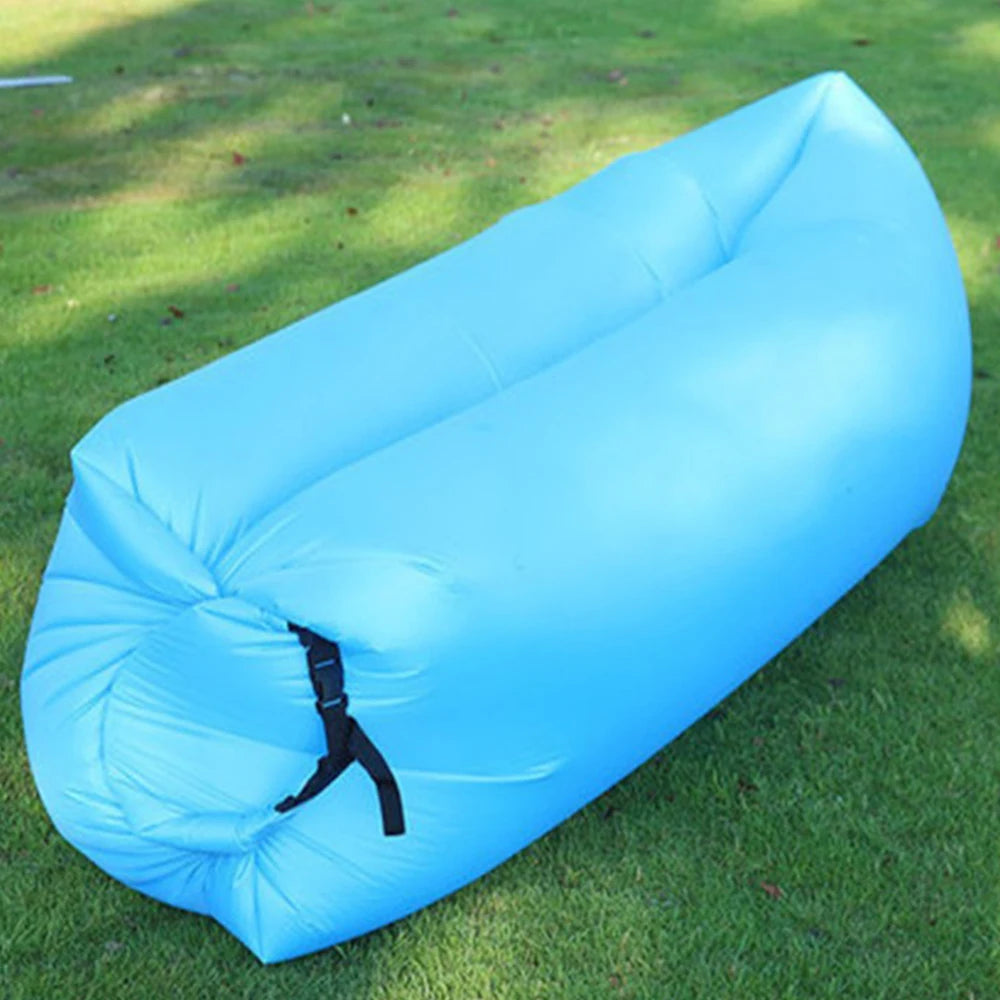 Inflatable Lounger Air Sofa Hammock, Inflatable Couch for Camping, Air Chair for Outdoor, Beach, Hiking, Picnics, Music Festival