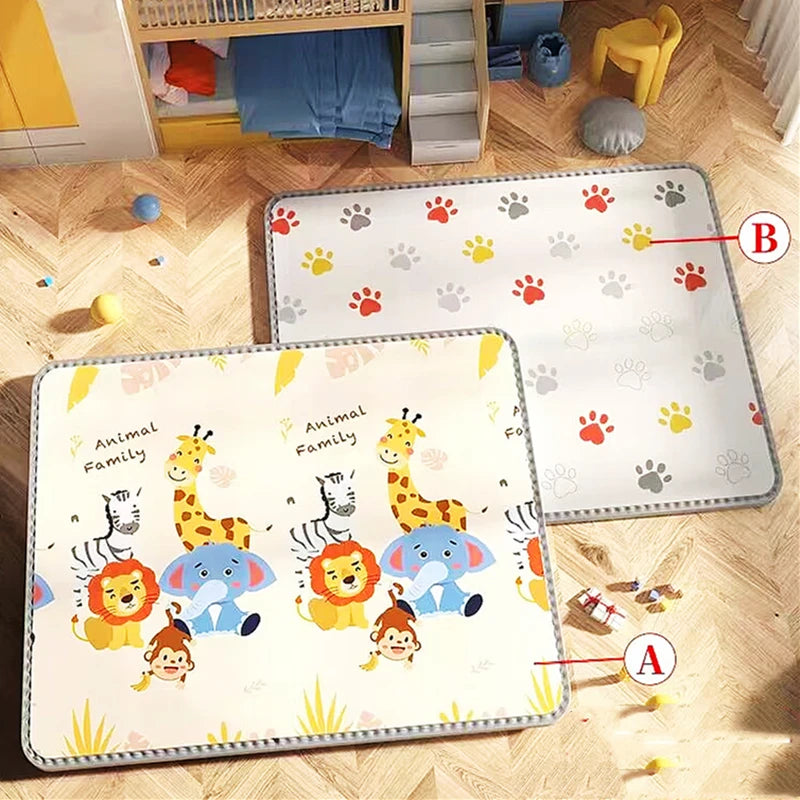 200x180/180x150/180x120cm Play Mat for Children's Thick Safety Mat Friendly Crawling Play Mats Folding Mat Carpet Rug Playmat