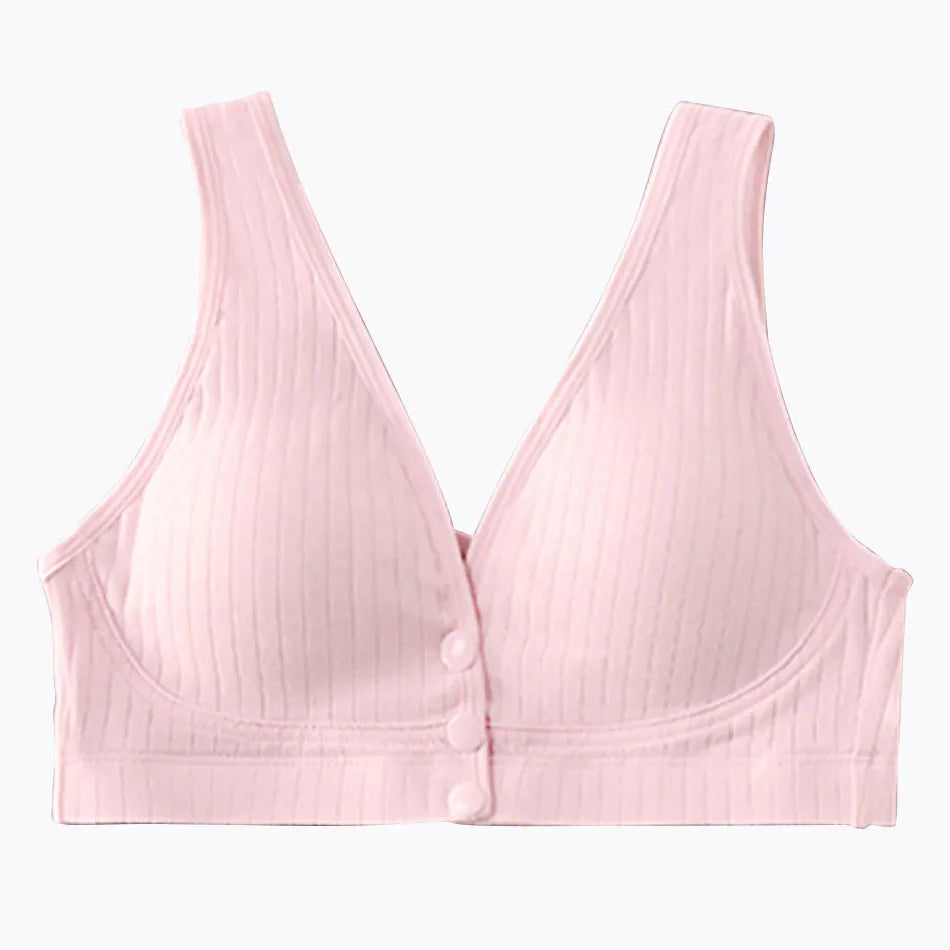 Pregnant Women Vest Style Wide Shoulder Straps Comfortable Soft and Convenient Breastfeeding Bras Women Cotton High Elastic Bra