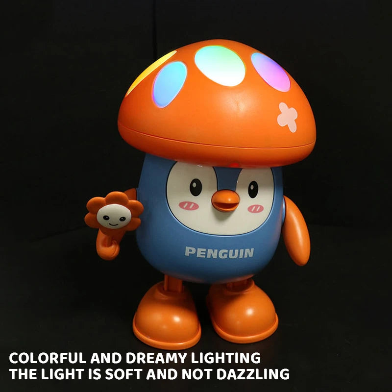 Penguin Electronic Toy Kids Electronic Pets with Music Light Animal Game Frog Walking Dance Moving Kid Toys 3 Year Gifts