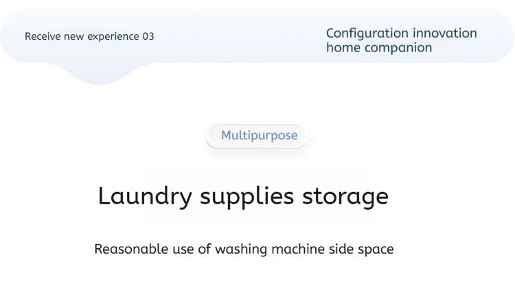 Magnetic Metal Washing Machine Side Shelf Space-saving Folding Clothes Rack No Punching Temporary Rack Simple Bathroom Shelf