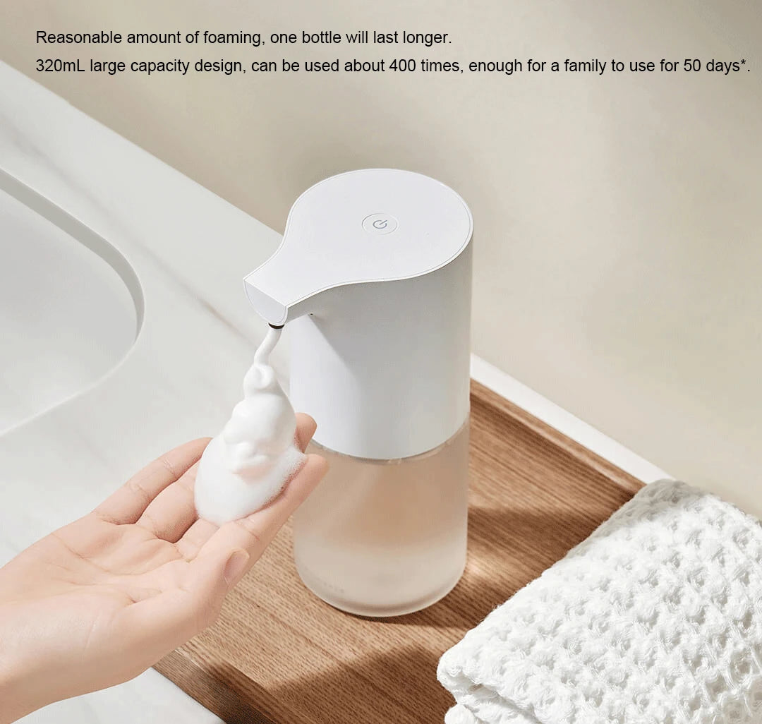 Original XIAOMI Mijia Soap Foam Dispenser 1S Automatic Induction Hand Washer USB Rechargeable Foaming Machine Home Appliance