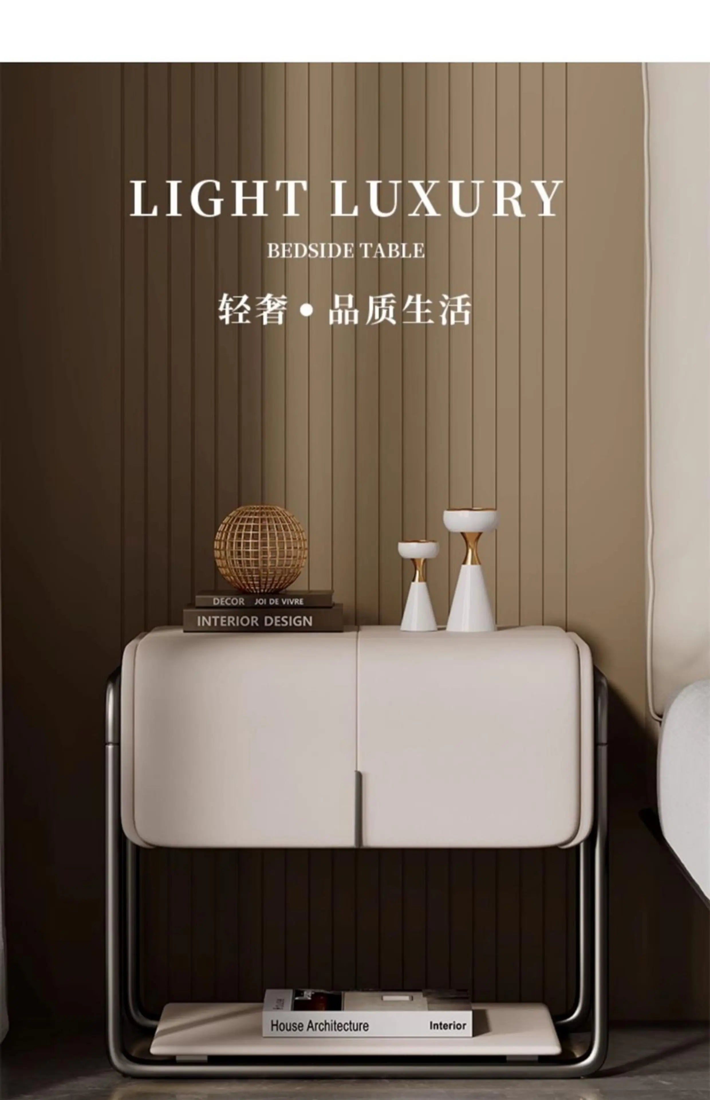 Minimalist Design Nightstands Modern Aesthetic Classic Storage Bedside Table Space Saving Bedroom Tables De Nuit Room Furnitures