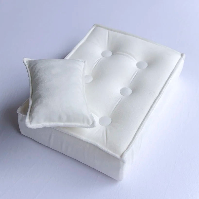 Newborn Photography Props Mini Mattress Cushion for Baby Bed Basket Chair Posing Bedding Fotografia Accessories