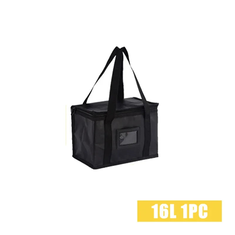 16L-70L Insulated Thermal Cooler Bag Insulation Keep Cold Large Capacity Portable Lunch Bag Zip Picnic Camping Tin Foil Food Bag