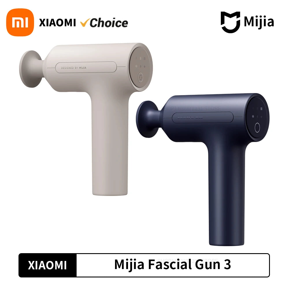 Xiaomi Mijia Fascia Gun 3 Strength Feedback 10mm Deep Relaxation 25kg Thrust 3 Gear Memory 2450mAh Sports Specific Massage Gun