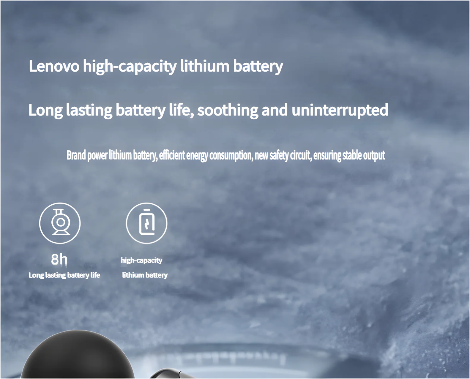 N2 N3 Fascia Gun Lenovo Brand Muscle Relaxation Massager 6-8Massage Head Long Lasting Battery Life LED Touch Portable Massager