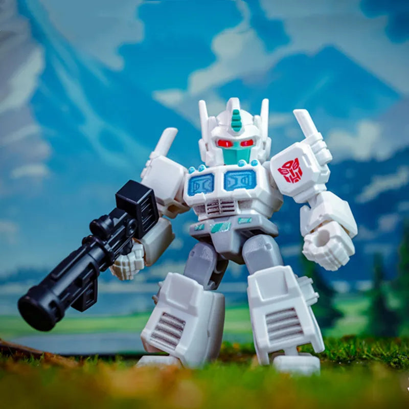 Original BLOKEES Defender Version 1-4 Transformer Building Blocks Toys 5.5cm Mini CORONATION Starscream Bumblebee Action Figure