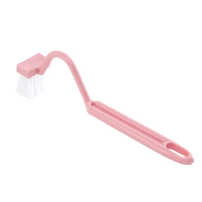 Toilet Brush S Shape Portable Toilet Cleaner Curved Edge Corner Handle Bathroom Supplies Cleaning Household Tools Accessories