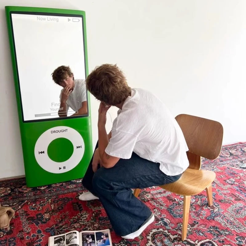 Nordic Standing Decorative Mirrors Floor Big Luxury Princess Big Decorative Mirrors Living Room Espejos Para Pared Furniture