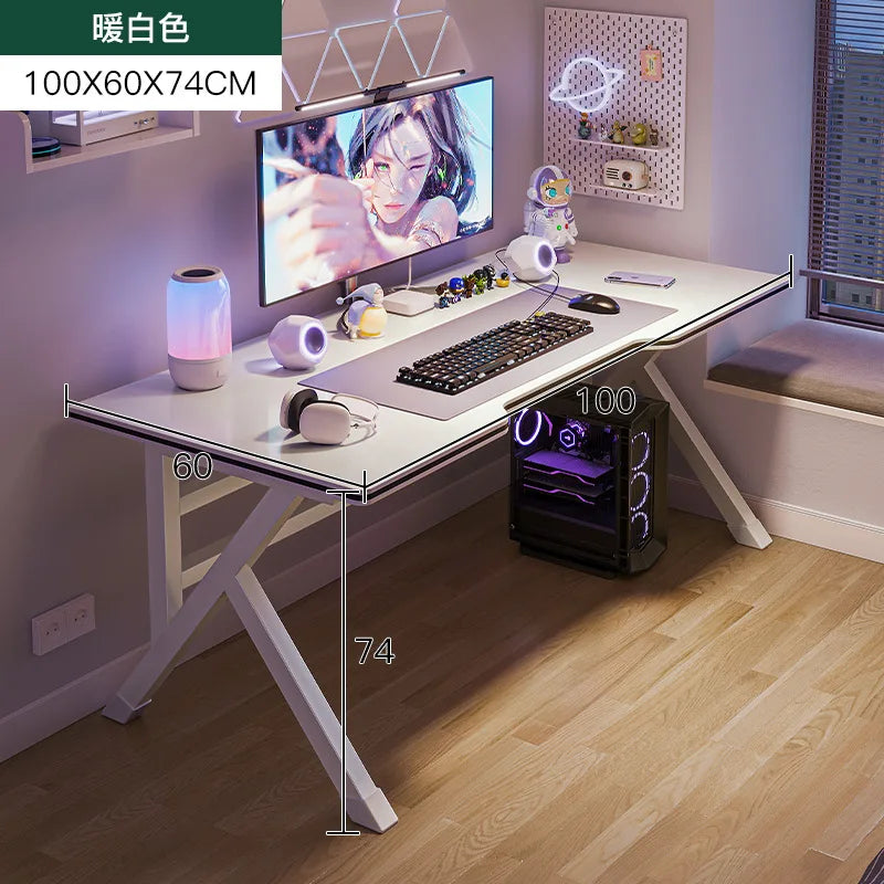 Nordic Style Modern Office Desk Relax Unique Kids Study Computer Table Writing Seating Mesa Para Computador Office Furniture