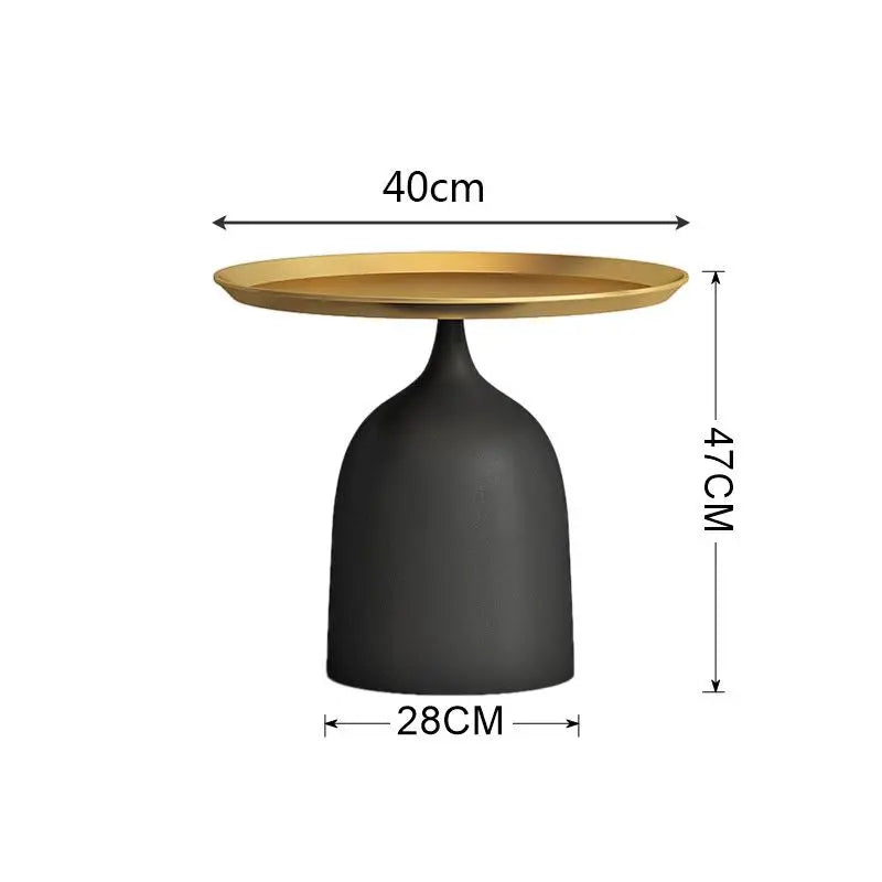 Creative Living Room Side Table Wrought Iron Small Coffee Table Balcony Tea Table Modern Simple Round Living Room Side Tables