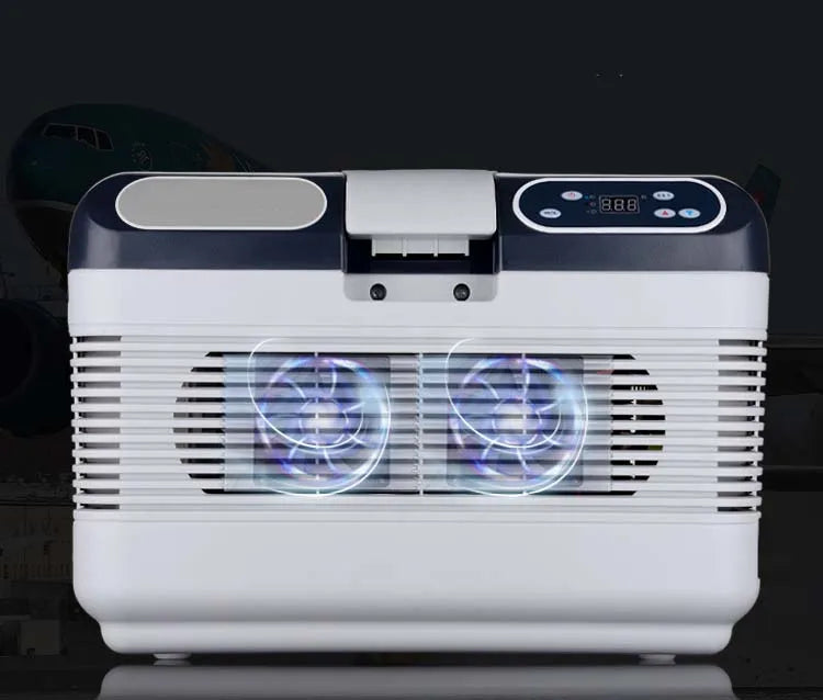 12L Refrigerator Car And Home Dual Purpose Refrigerator Small Refrigeration Refrigerator Cold And Hot Dual Energy Refrigerator