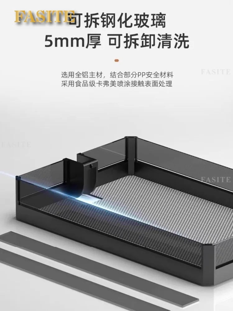 Tall Cabinet Big Monster Storage Kitchen Cabinet Slide Rail Snack Drawer