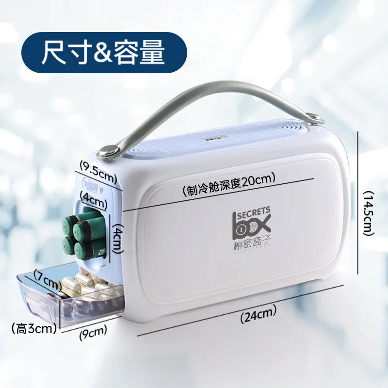 Refrigerated Box Portable Special Rechargeable Battery Portable Home Car Mini Small Refrigerator