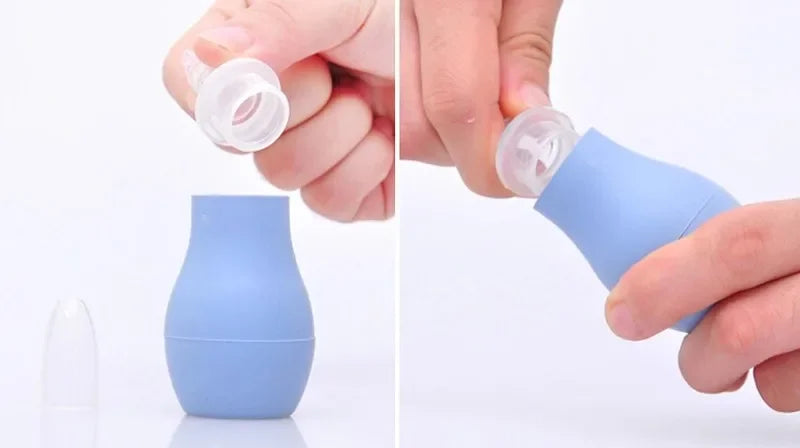 New Born Silicone Baby Safety Nose Cleaner Vacuum Suction Children Nasal Aspirator New Baby Care Diagnostic-tool Vacuum Sucker