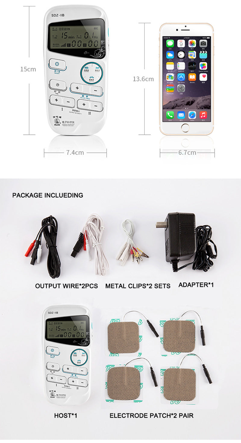 Pulse Massage TENS For Pain Relief and Muscle Recovery Dual Channel Electronic Acupuncturist Treatment Instrument