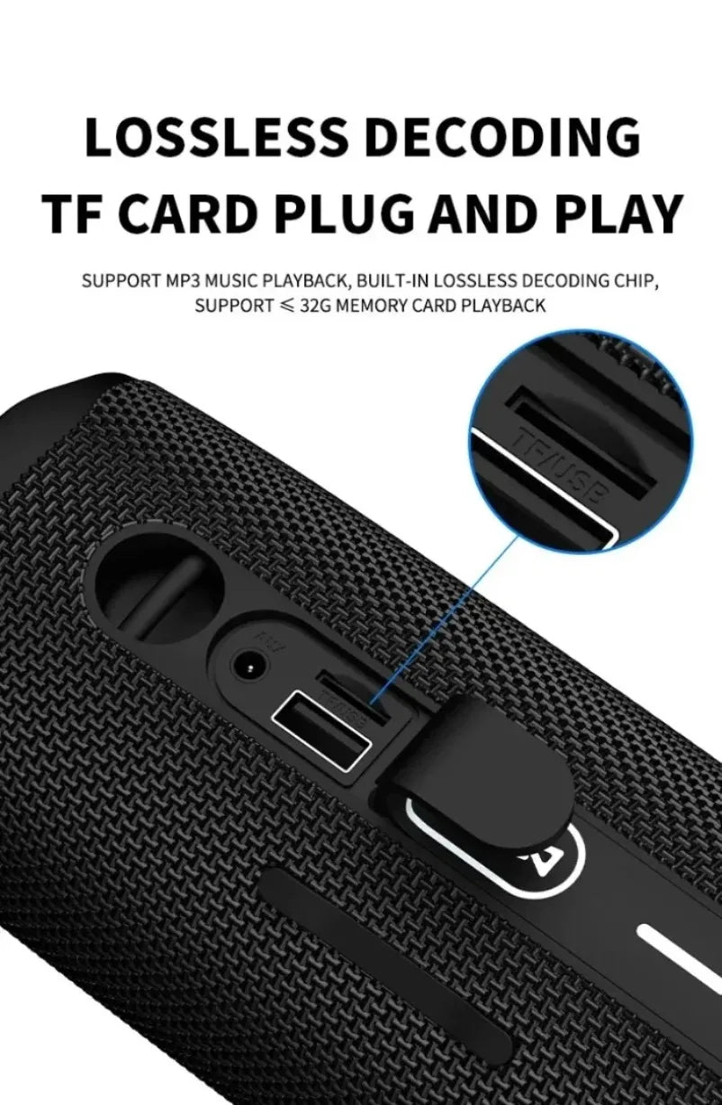 New Portable Flip6 Bluetooth Audio Multi-FunctionTWS Audio Caixa De Som Outdoor Subwoofer Wireless Home Theater Dual Speaker