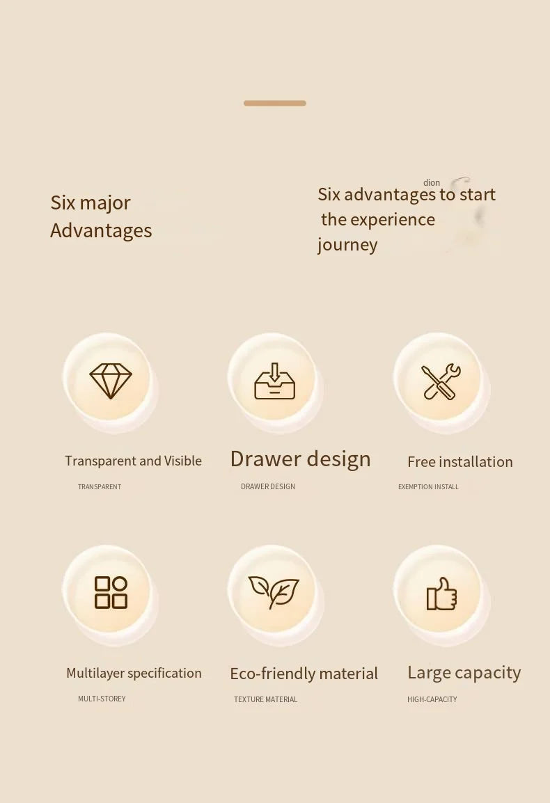 Window-side storage cabinet, transparent storage cabinet that doesn't require installation, large-capacity bedroom storage box