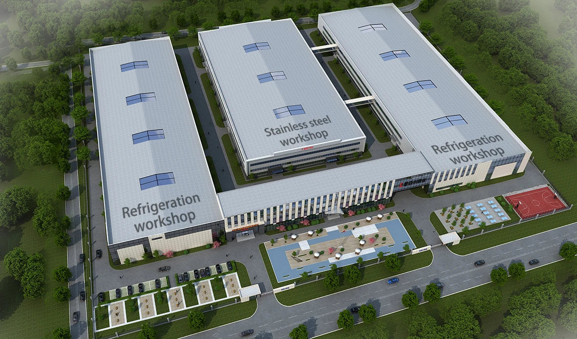 Commercial Top Opening Glass Door Fridge Kitchen Equipment Deep Freezer Refrigerator 2025