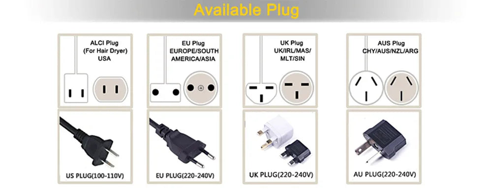 1000W Professional 5-in-1 Hair Dryer Set with Hot Comb Curling Iron Hair Straightener - Complete Styling Tool Kit for Household