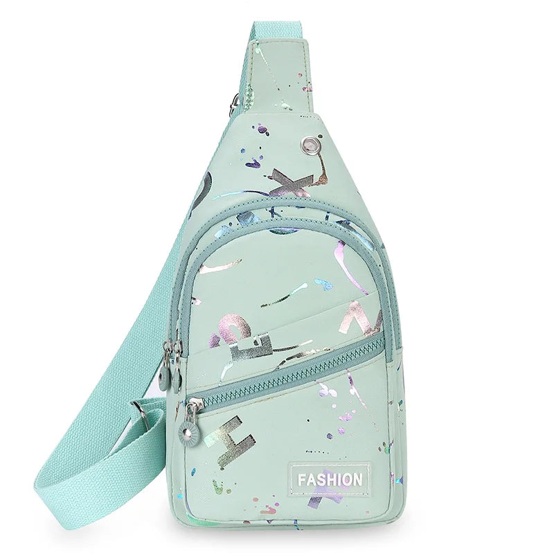 Chest Bag Crossbody Small Sling Backpack Sling Bag for Women, Chest Bag Daypack Crossbody for Travel Sport Crossbody Backpack