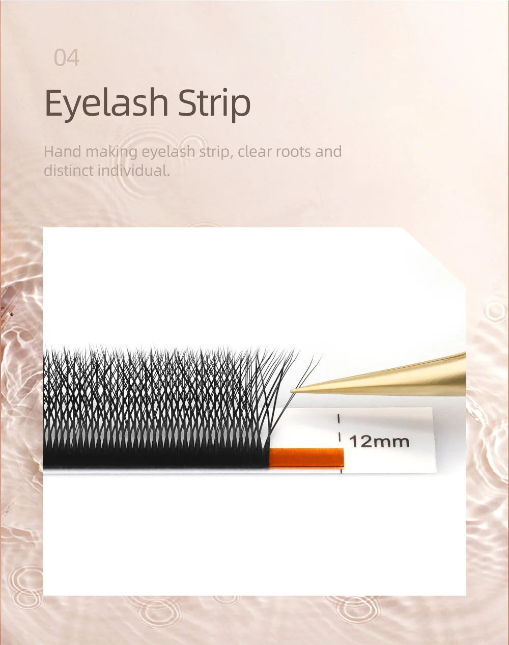 NAGARAKU Double Tips 3D W eyelashes W Shape Eyelash Extensions Blister Premade Fans