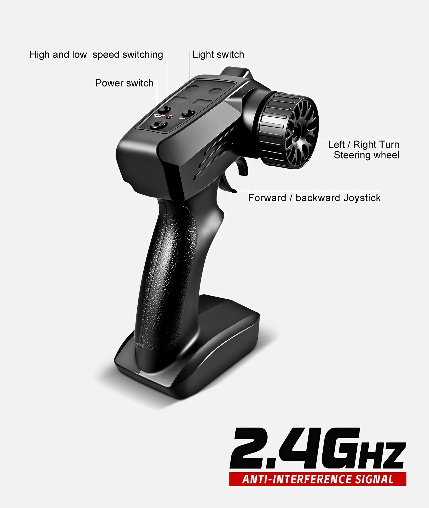 4WD RC Drift Car 1:24 2.4GHz Limited Edition - LED Lights Stunt Drift High-Speed Racing Car Boy Toy Gift