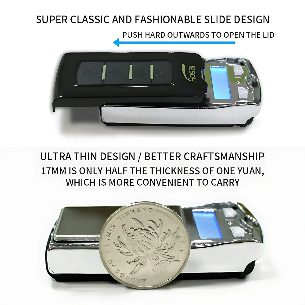 1PC Portable Mini Digital Pocket Scales 100g 0.01g for Gold Sterling Jewelry Gram Balance Weight Car Key Electronic Scales