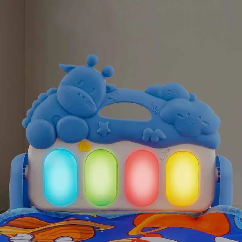 Baby Activity Gym Rack Newborn Musical Pedal Piano Toys Activity Play Mat Infant Tummy Time Mat 0-36 Months Boy Girl Gifts