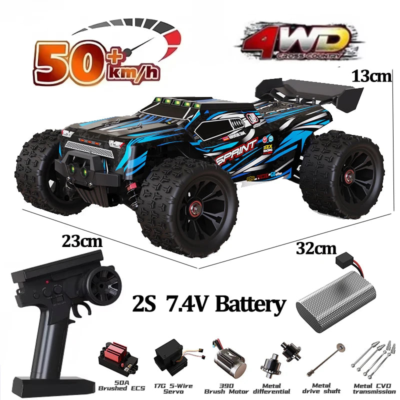 9522PRO 85KM/H High-speed RC Car Brushless Four-wheel Drive Off-road Drift 1:16 Professional Racing Car 9522 50KM/H Boy's Toy