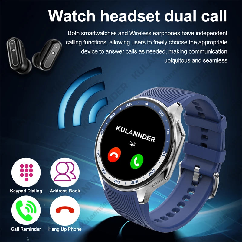 2025 Smart Watch DT Watch X Business Men Women Ablum Local MP3 MP4 Video Music Smartwatch 3D AOD USB Modes Photo For OPPO Watch