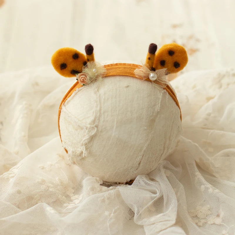 ❤️Newborn Photography Props Accessory Cute Manual Headband Studio Baby Photo Cartoon Ear Headwear Infant Shoot Accessories