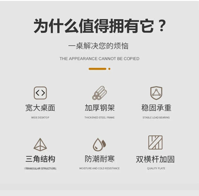 Modern rock board computer desk minimalist design elegant interior gaming desk Mid century luxury mesa para computador furniture