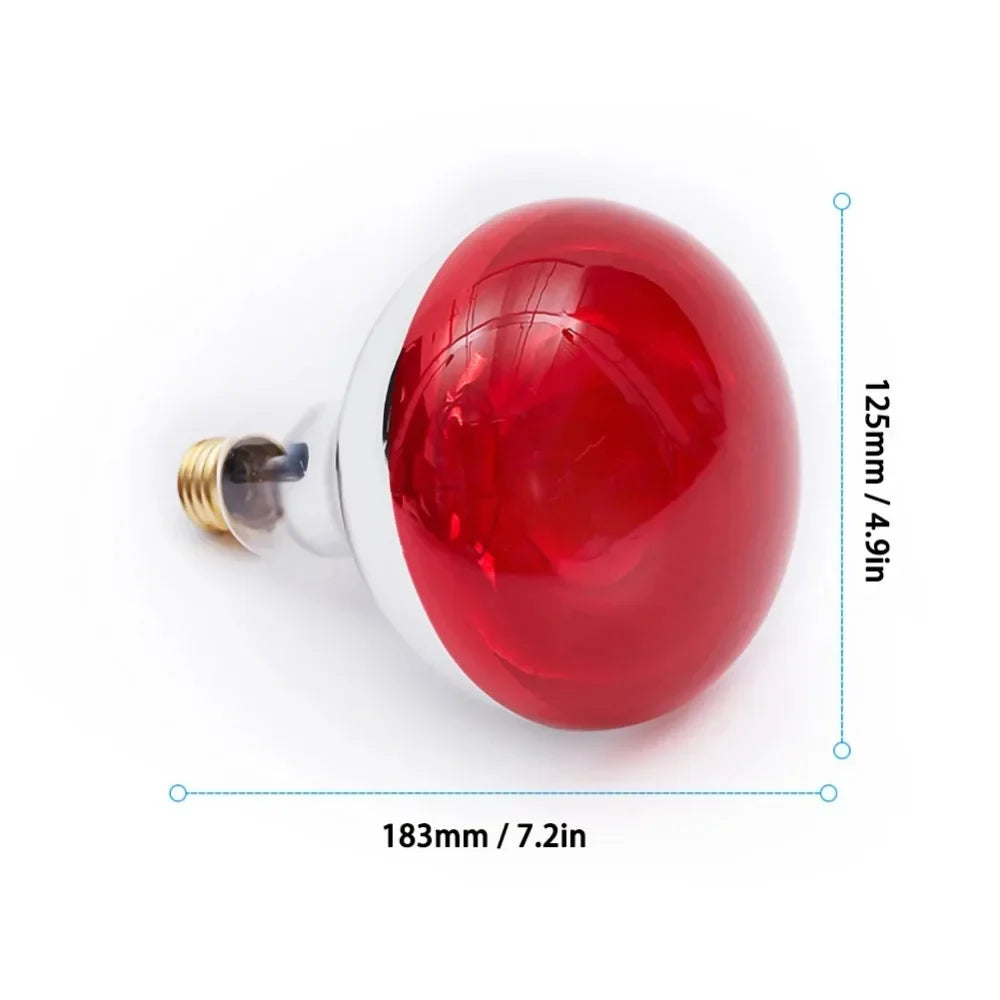 Infrared Physiotherapy Bulb 150W Heating Therapy Red Lamp Massage for Neck Ache Arthritis Muscle Joint Relaxation Pain Relief