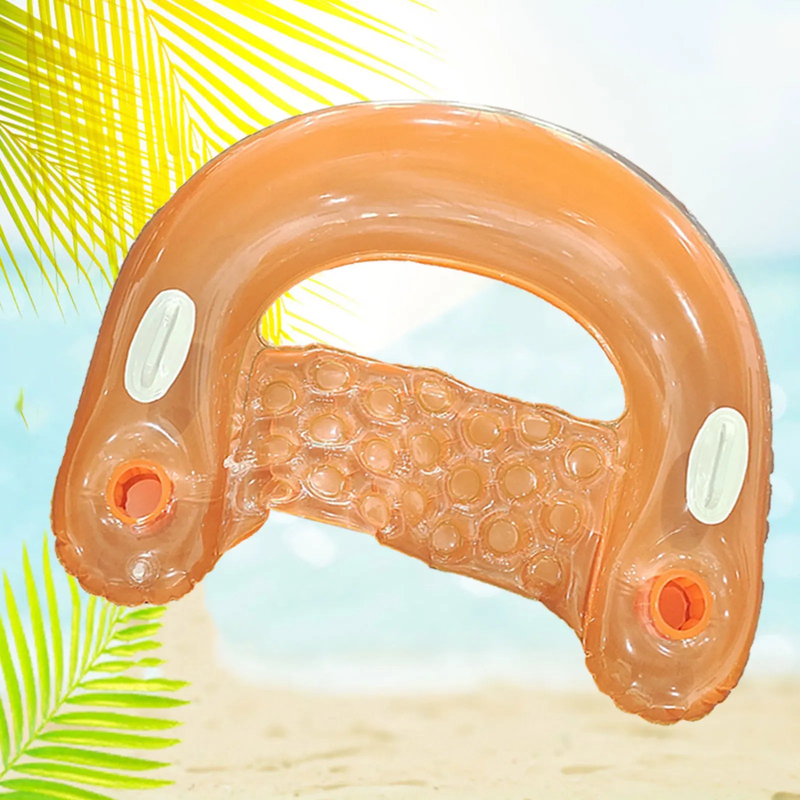 Inflatable Pool Floats for Adult Kids, Float Chairs with Cupholders and Handles Pool Lounges, PVC Water Mattresses Hammock Mat