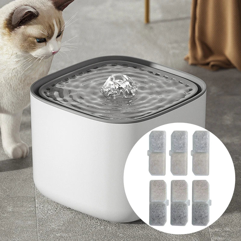 10pcs Cat Water Fountain Filter Replacement Filters Pet Cats Water Drinking Dispenser filter supplies